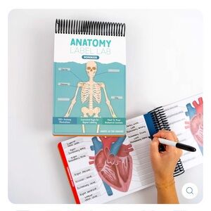 Anatomy dry erase work book